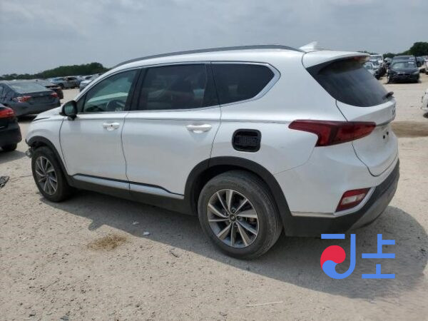 2018 Hyundai Santa Fe White - KMHS381CBKU040434 - Image 3