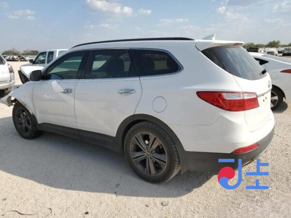 2015 Hyundai SantaFe White - KMHSW81UBGU583845 - Image 3