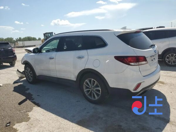 2017 Hyundai SantaFe White - KMHSW81UBJU845198 - Image 3