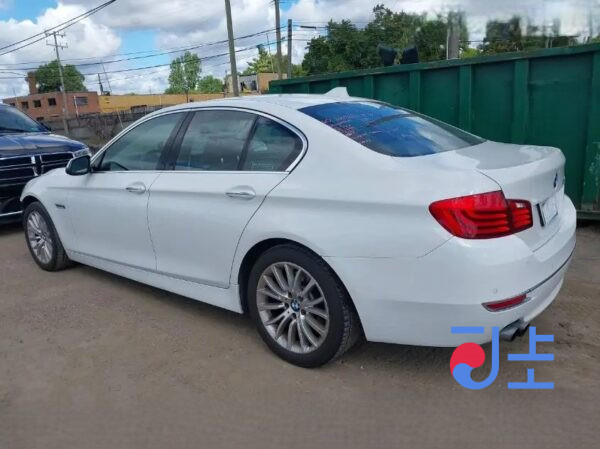 2014 BMW 5-Series 520d xDrive White — WBA5E7100FGK09878 - Image 3