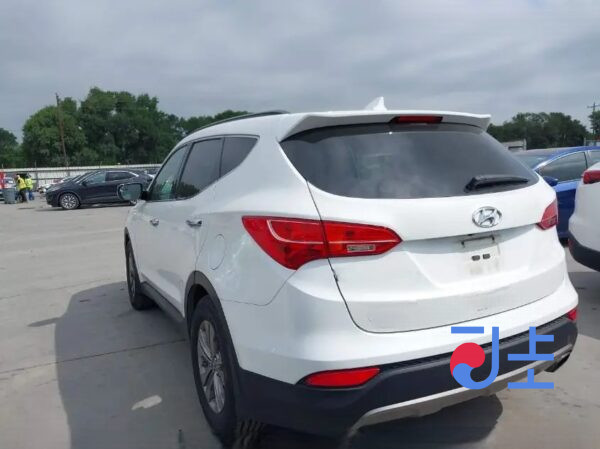 2016 Hyundai SantaFe White - KMHSW81UBGU675689 - Image 3