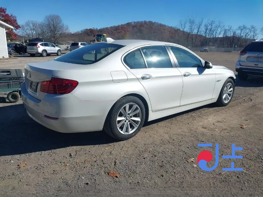 2014 BMW 5-Series 520d White — WBA5C3109ED765458 - Image 4