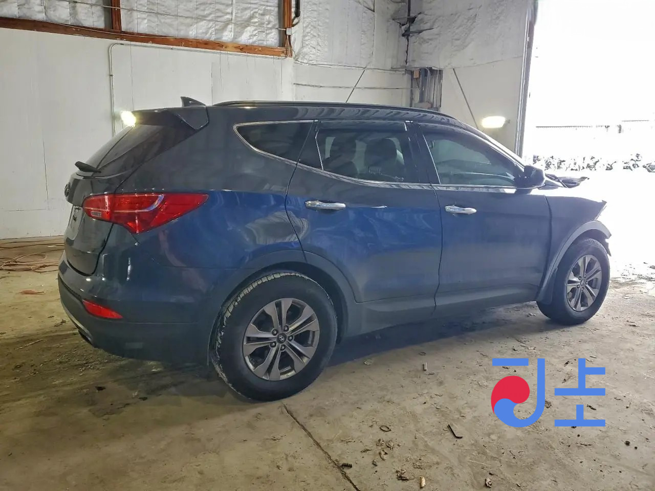 2015 Hyundai SantaFe Gray - KMHSU81UBGU592980 - Image 4