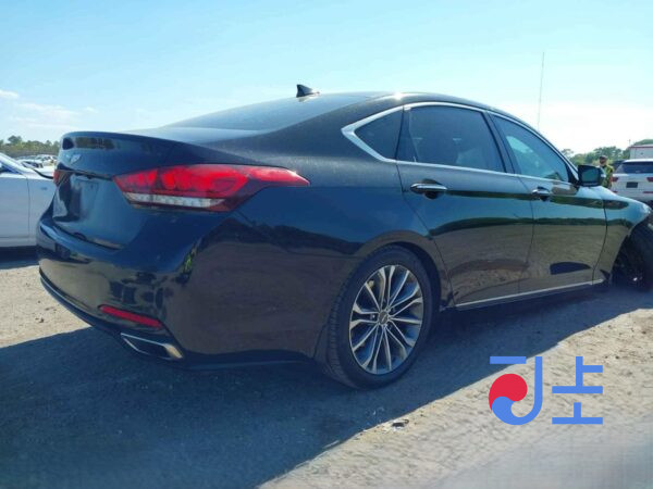 2016 Hyundai Genesis Black - KMHGM41DDGU173700 - Image 4