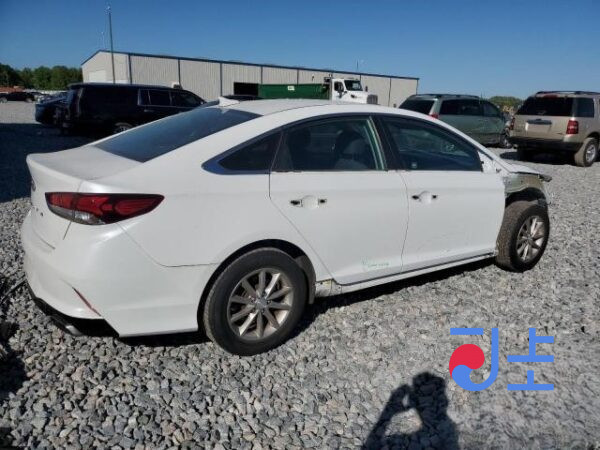 2019 Hyundai Sonata White - KMHL141EBLA011139 - Image 4