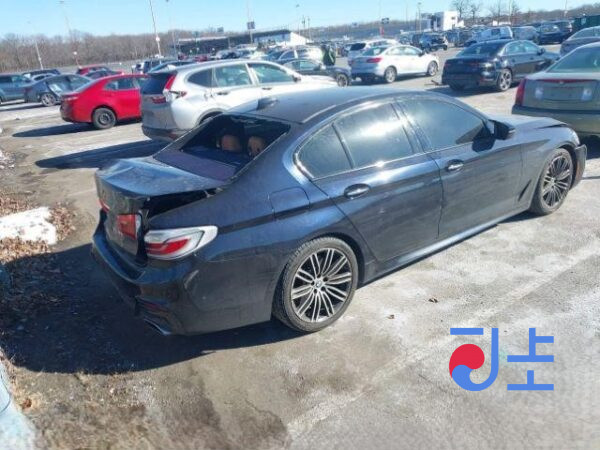 2017 BMW M550d xDrive Dark Blue — WBAJD7105JBM19397 - Image 4