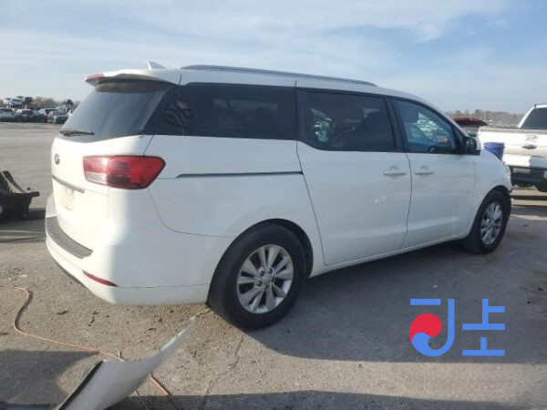 2014 Kia Carnival White - KNAMC81ABFS045018 - Image 4