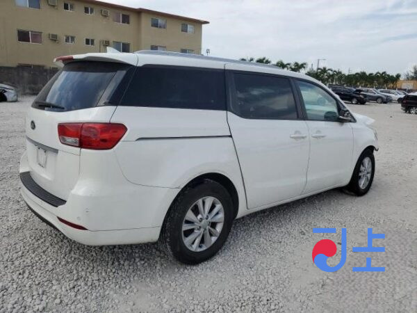 2014 Kia Carnival White - KNAMB81ABFS041034 - Image 4