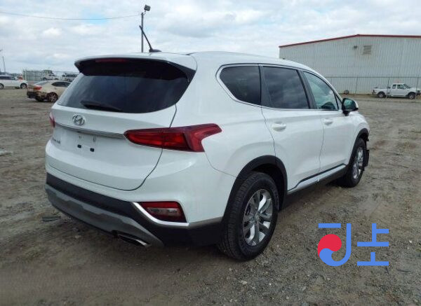 2019 Hyundai SantaFe White - KMHS381BDLU194797 - Image 4