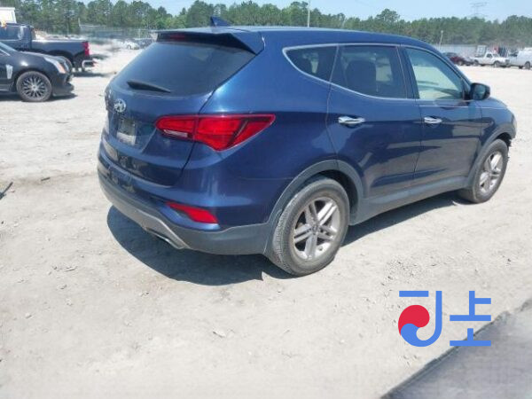 2017 Hyundai SantaFe Blue - KMHSW81UDJU812276 - Image 4