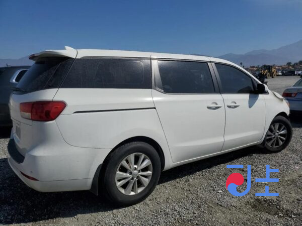 2014 Kia Carnival White - KNAMB81ABFS007889 - Image 4