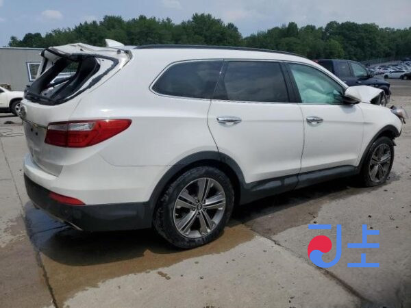 2015 Hyundai SantaFe White - KMHSW81UBGU544823 - Image 4