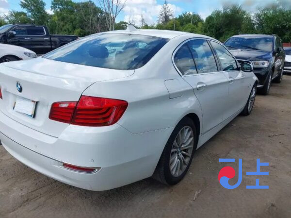 2014 BMW 5-Series 520d xDrive White — WBA5E7100FGK09878 - Image 4
