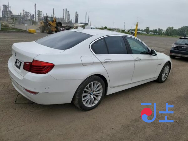 2014 BMW 5-Series 520d xDrive White — WBA5E710XFGK08365 - Image 4
