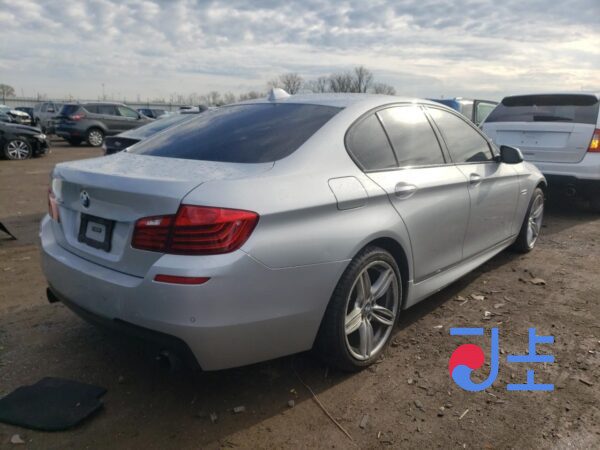 2014 BMW 5-Series 520d xDrive Silver — WBA5B9101ED569939 - Image 4