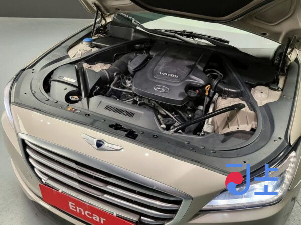 Hyundai Genesis white - KMHGL41DDFU021261 - Image 6