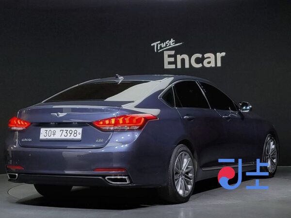 Hyundai Genesis blue - KMHGL41DBFU062250 - Image 2