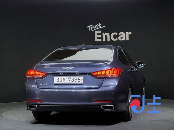 Hyundai Genesis blue - KMHGL41DBFU062250 - Image 4