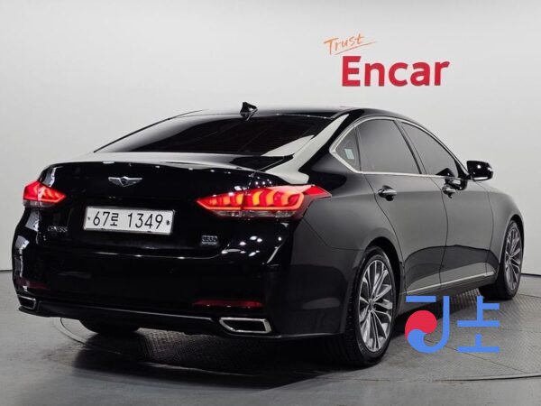 Hyundai Genesis black - KMHGM41DDFU075169 - Image 2