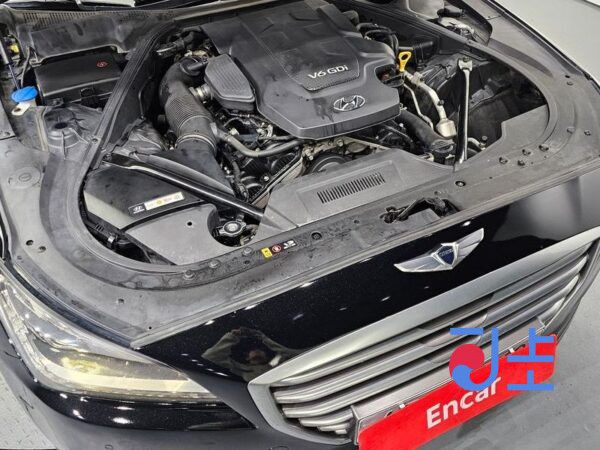 Hyundai Genesis black - KMHGM41DDFU075169 - Image 6