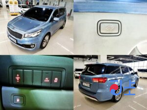 Kia Carnival blue - KNAMC81ABFS014875