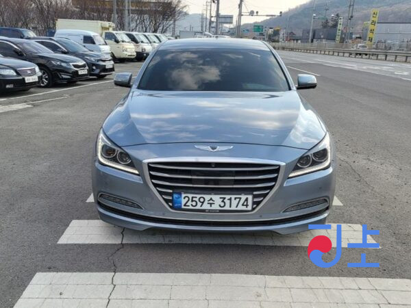 Hyundai Genesis blue - KMHGR41EDEU012671 - Image 3
