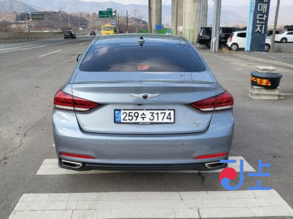 Hyundai Genesis blue - KMHGR41EDEU012671 - Image 4