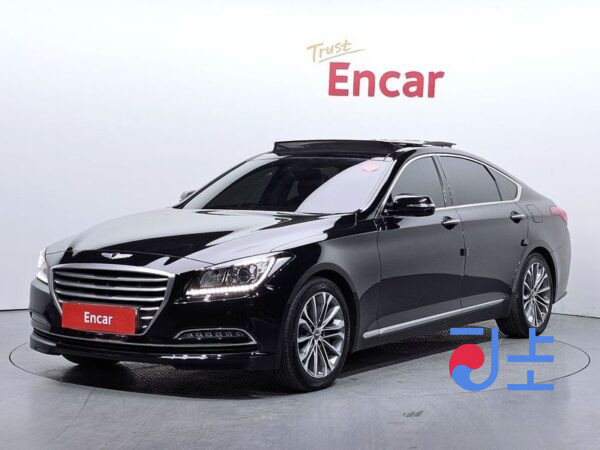 Hyundai Genesis black - KMHGM41DDEU009056