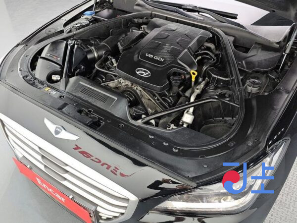 Hyundai Genesis black - KMHGM41DDEU009056 - Image 6