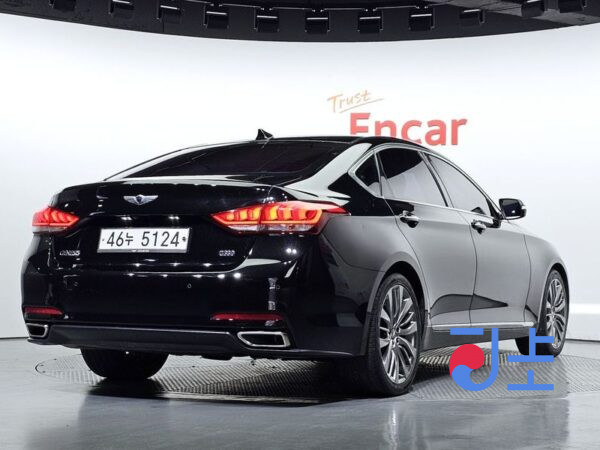 Hyundai Genesis black - KMHGM41DBGU125517 - Image 2