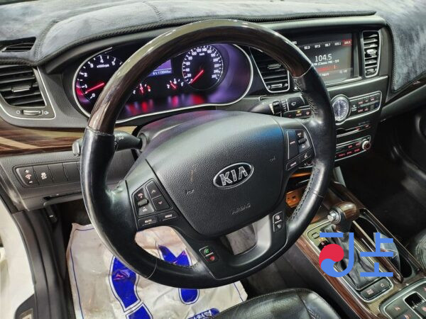 Kia K7 white - KNALM416BFA181384 - Image 14