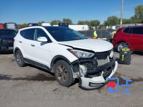 2016 Hyundai SantaFe White - KMHSW81UBGU629274 - Image 5