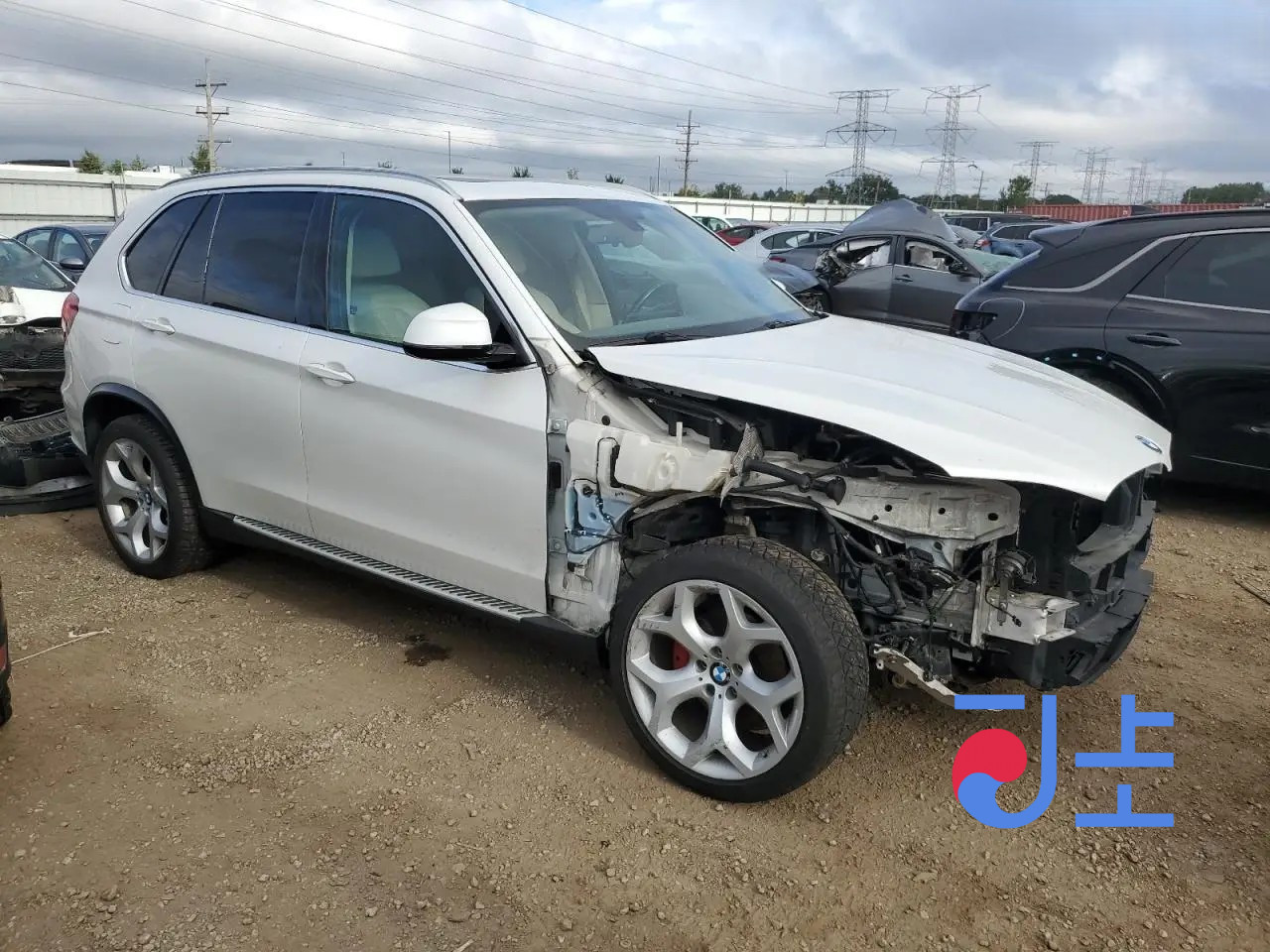 2014 BMW X5 xDrive30d White — WBAKS4101F0H59113 - Image 5