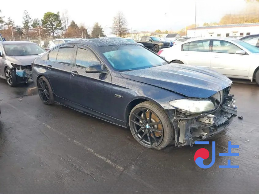 2015 BMW 5-Series 520d xDrive Dark Blue — WBA5E7101FD676468 - Image 5