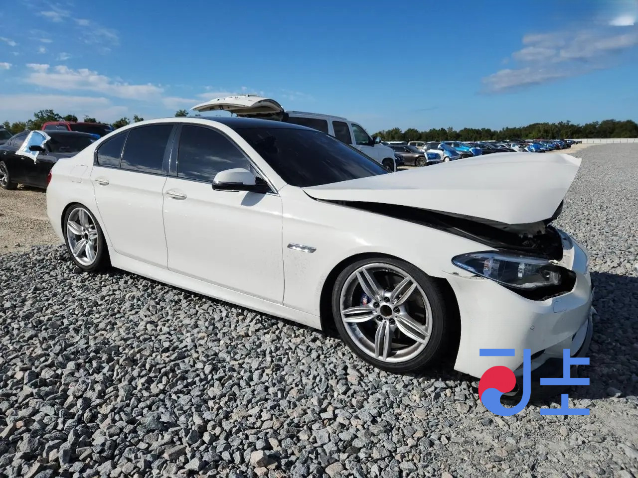 2014 BMW 5-Series 520d xDrive White — WBA5B9108ED568478 - Image 5