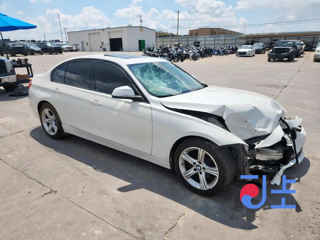 2014 BMW 320d White — WBA3D3108EK275187 - Image 5