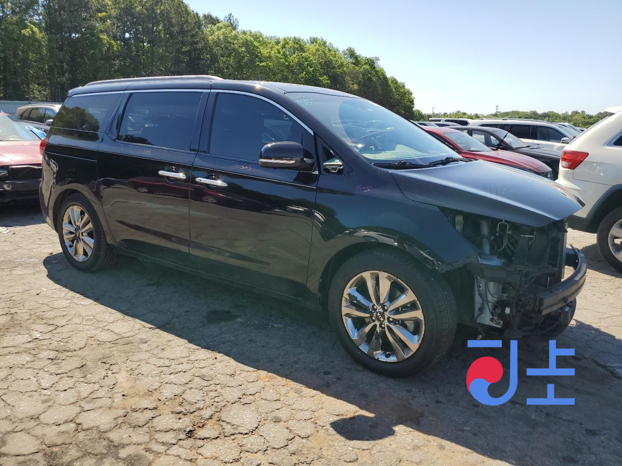 2015 Kia Carnival Black - KNAMB81ABGS175441 - Image 5