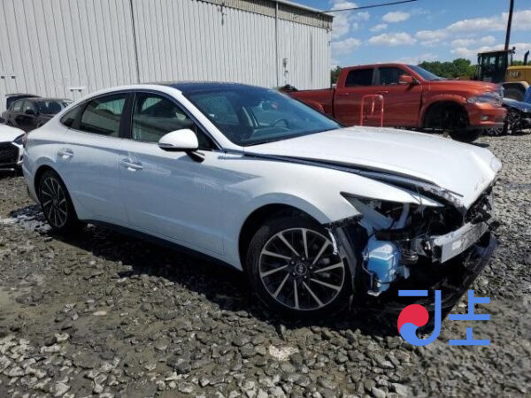 2020 Hyundai Sonata White - KMHL6412BMA107030 - Image 5