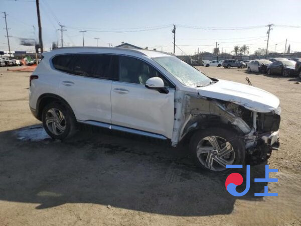 2021 Hyundai SantaFe White - KMHS581LGMU360736 - Image 5