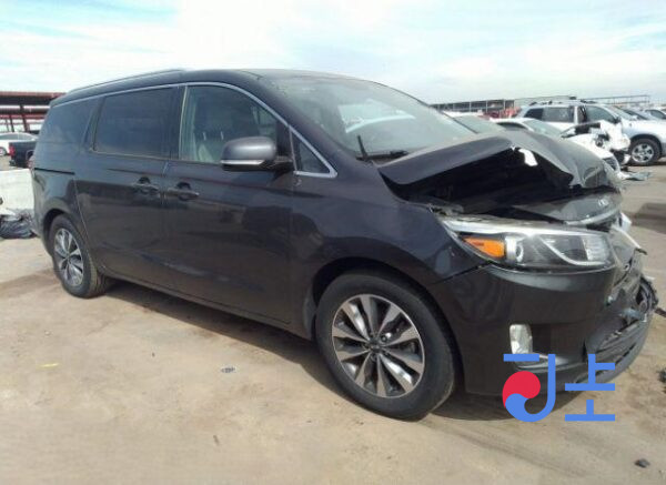 2015 Kia Carnival Gray - KNAME81ABGS090972 - Image 5