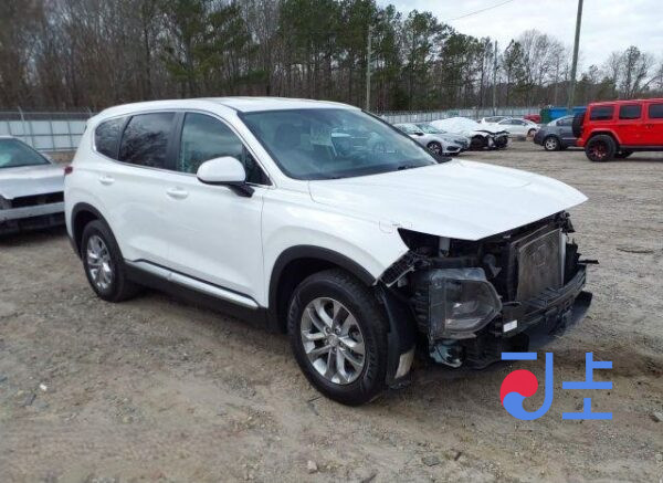2019 Hyundai SantaFe White - KMHS381BDLU194797 - Image 5