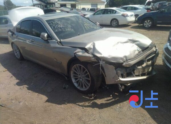2014 BMW 750Ld xDrive Silver — WBAYF6100FD385061 - Image 5