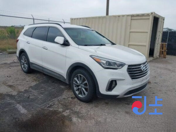 2017 Hyundai SantaFe White - KMHSW81UDJU773217 - Image 5