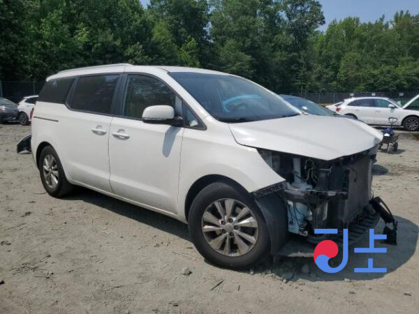 2014 Kia Carnival White - KNAME81ABFS033009 - Image 5