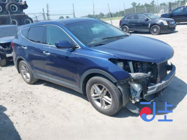2017 Hyundai SantaFe Blue - KMHSW81UDJU812276 - Image 5