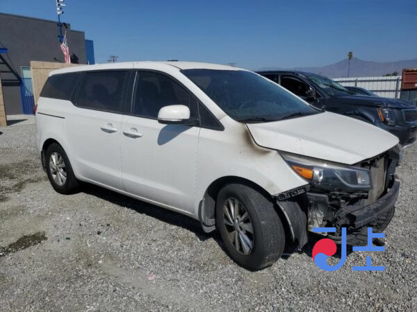 2014 Kia Carnival White - KNAMB81ABFS007889 - Image 5