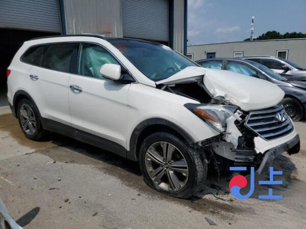 2015 Hyundai SantaFe White - KMHSW81UBGU544823 - Image 5