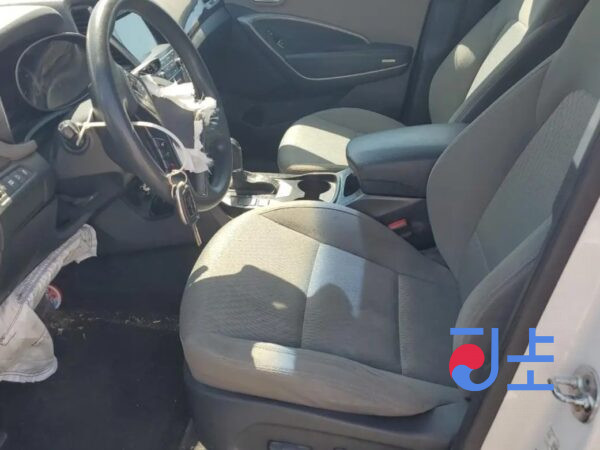 2017 Hyundai SantaFe White - KMHSW81UBJU845198 - Image 6