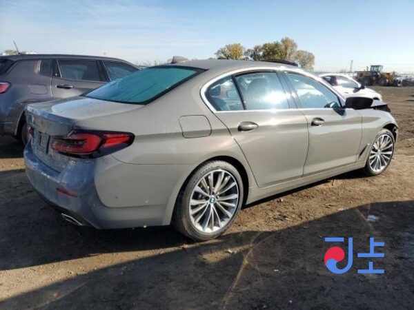 2020 BMW 530i Gray — WBA71BH0XMWX03178 - Image 3