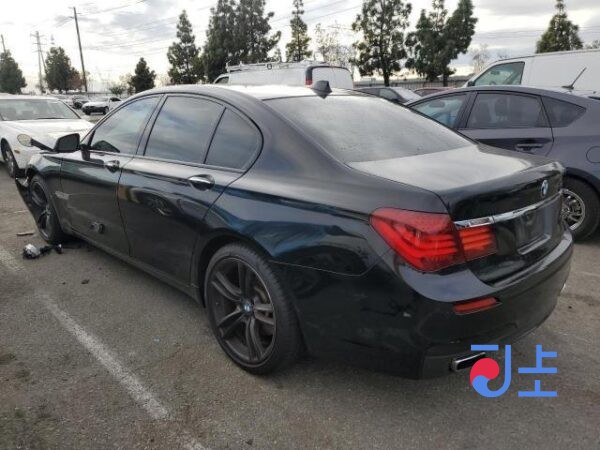 2013 BMW 730Ld BLACK — WBAYG4102DDE81484 - Image 2